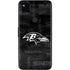 NFL Baltimore Ravens Black & White Google Pixel 4a Skin